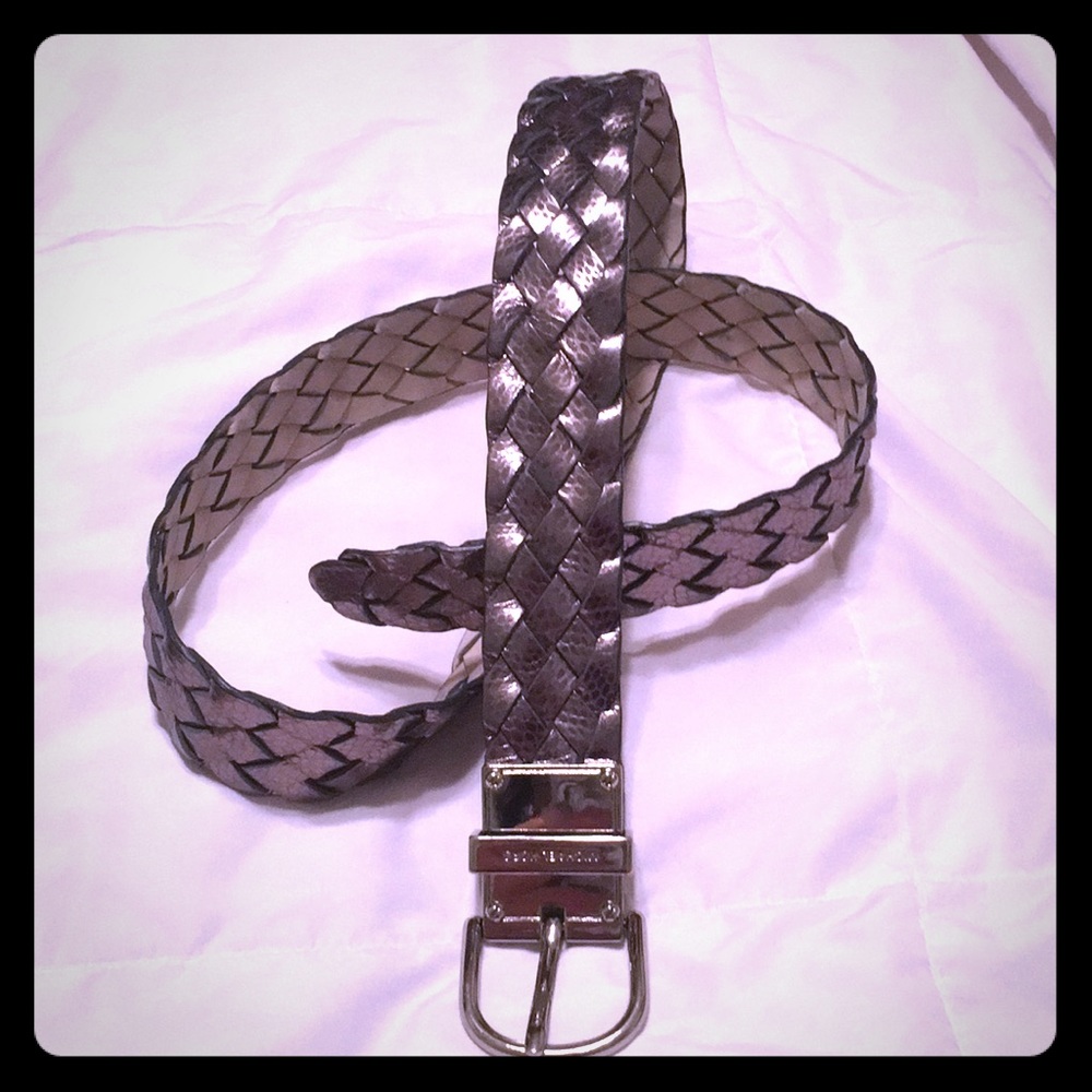 💯MICHAEL KORS-Authentic-Genuine Leather Silver💯